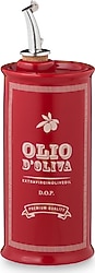 Nuovacer Vintage Kırmızı 250 ml Silindir Yağdanlık