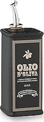 Nuovacer Vintage Siyah 250 ml Kare Yağdanlık