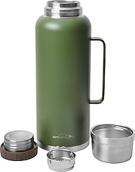 Nurgaz NG-166 Campout Yeşil 2.6 lt Çelik Termos