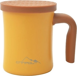 Nurgaz NG-174 Campout Çift Katmanlı Sarı 350 ml Termos Kupa