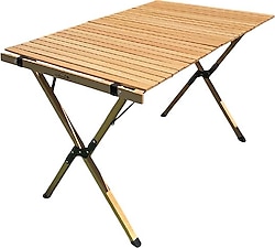 Nurgaz Campout NG-C106 110x70 cm Ahşap Katlanır Kamp Masası