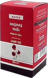 Nurs Haşhaş Yağı 20 ml