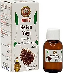 Nurs Keten Tohumu Yağı 50 ml