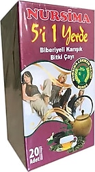 Nursima 5'i Bir Yerde Biberiyeli Bitki Çayı 20'li