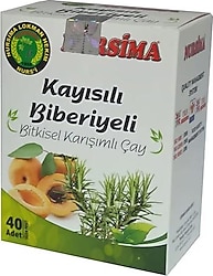 Nursima Kayısılı Biberiyeli Bitki Çayı 40'lı
