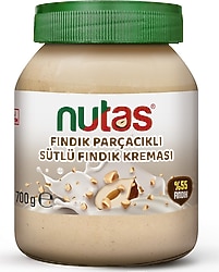 Nutas Fındık Parçacıklı Sütlü Fındık Kreması 700 gr