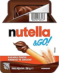Nutella Go Kakaolu Fındık Kreması ve Grissini 28 gr