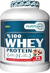 Nutraday 2257 gr Çilek Aromalı Whey Protein Tozu