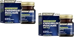 Nutraxin Chromium Picolinate 200 mcg 90 Kapsül 2'li