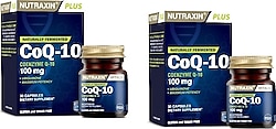 Nutraxin CoQ-10 100 mg 30 Kapsül 2'li