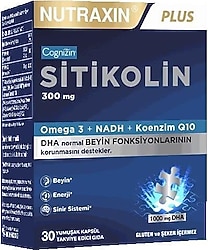 Nutraxin Plus Sitikolin 300 mg 30 Kapsül