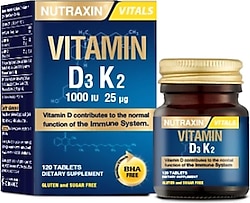 Nutraxin Vitamin D3 K2 120 Tablet