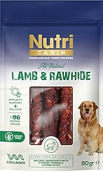 Nutri Canin Rawhide Kuzu Eti Sarılı 80 gr Köpek Ödülü