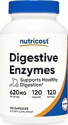 Nutricost Digestive Enzymes 620 mg 120 Kapsül