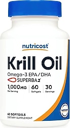 Nutricost Krill Oil 1000 mg 60 Softgel