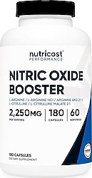 Nutricost Nitric Oxide Booster 750 mg 180 Kapsül