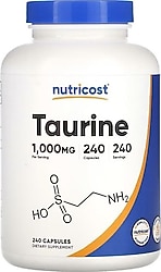 Nutricost Taurine 1000 mg 240 Kapsül