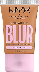 NYX Professional Makeup Bare With Me Blur Tint 08 Golden Light 30 ml Likit Fondöten