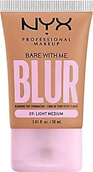 NYX Professional Makeup Bare With Me Blur Tint 09 Light Medium 30 ml Likit Fondöten