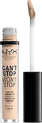 NYX Professional Makeup Can't Stop Won't Stop Contour 4 Light Ivory 3.5 ml Likit Kapatıcı