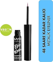 NYX Epic Wear Metallic Liquid Eyeliner Fuschia Metal