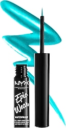 NYX Epic Wear Metallic Liquid Eyeliner Teal Metal