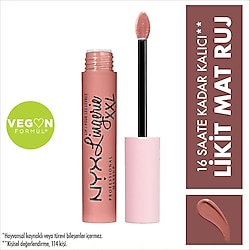 NYX Likit Mat Ruj Lip Lingerie Xxl Matte Liquid Lipstick Undressed