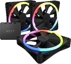 NZXT F120 RGB Duo RF-D12TF-B1 Siyah 12 cm 3'lü Kasa Fanı