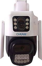 O-KAM 6mp Wifi Ptz Dual Lens Panoramik Açılı Güvenlik Kamerası ...
