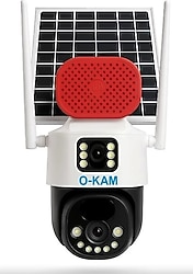 O-Kam 7015 5 MP Solar Güneş Enerjili Güvenlik Kamerası