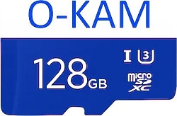 O-Kam Class 10 UHS-I U3 128 GB Micro SD Kart