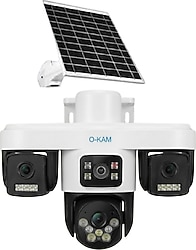 O-Kam OK-301 Speed Dome 9 MP Solar Gece Görüşlü Güvenlik Kamerası