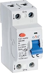 Oag 362 2x32 A 30 mA Kaçak Akım Rölesi