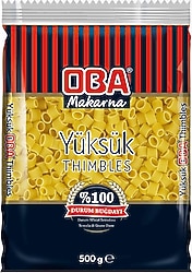 Oba Yüksük Makarna 500 gr 5'li