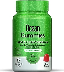 Ocean Gummies Apple Cider Vinegar 60 Çignenebilir Form