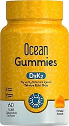 Ocean Gummies D3K2 Vitamin Çiğnenebilir 60 Softgel