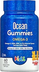 Ocean Kids Gummies Omega 3 60 Çiğnenebilir Jel Form