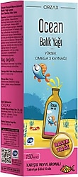 Ocean Karışık Meyve Aromalı Balık Yağı 150 ml Şurup