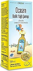 Ocean Limon Aromalı Balık Yağı 150 ml Şurup