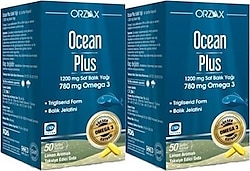 Ocean Plus Omega 3 Balık Yağı 1200 mg 50 Kapsül 2'li