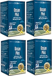 Ocean Plus Omega 3 Balık Yağı 1200 mg 30 Kapsül 4'lü