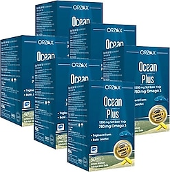 Ocean Plus Omega 3 Balık Yağı 1200 mg 50 Kapsül 6'lı