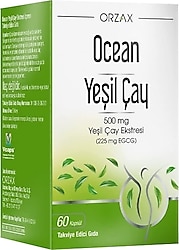 Ocean Yeşil Çay Ekstresi 500 mg 60 Kapsül 2'li