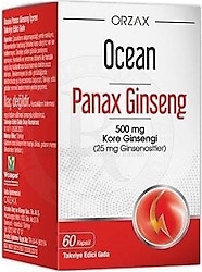 Ocean Panax Ginseng 500 mg 60 Kapsül