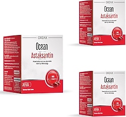 Ocean Astaksantin 30 Kapsül 3'lü
