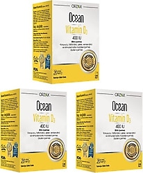 Ocean Vitamin D3 400 IU 20 ml Sprey 3'lü