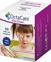OctaCare Pediatrik Kız 50'li Göz Kapama Bandı
