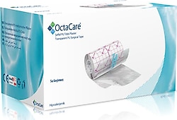 OctaCare Şeffaf PU Su Geçirmez 10m x 10cm Tıbbi Flaster