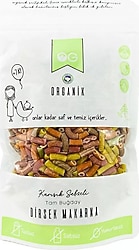 OG Natural Organik Karışık Sebzeli Tam Buğday Dirsek Bebek Makarnası 200 gr