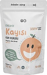 OG Natural Organik Kayısı Kurusu 70 gr